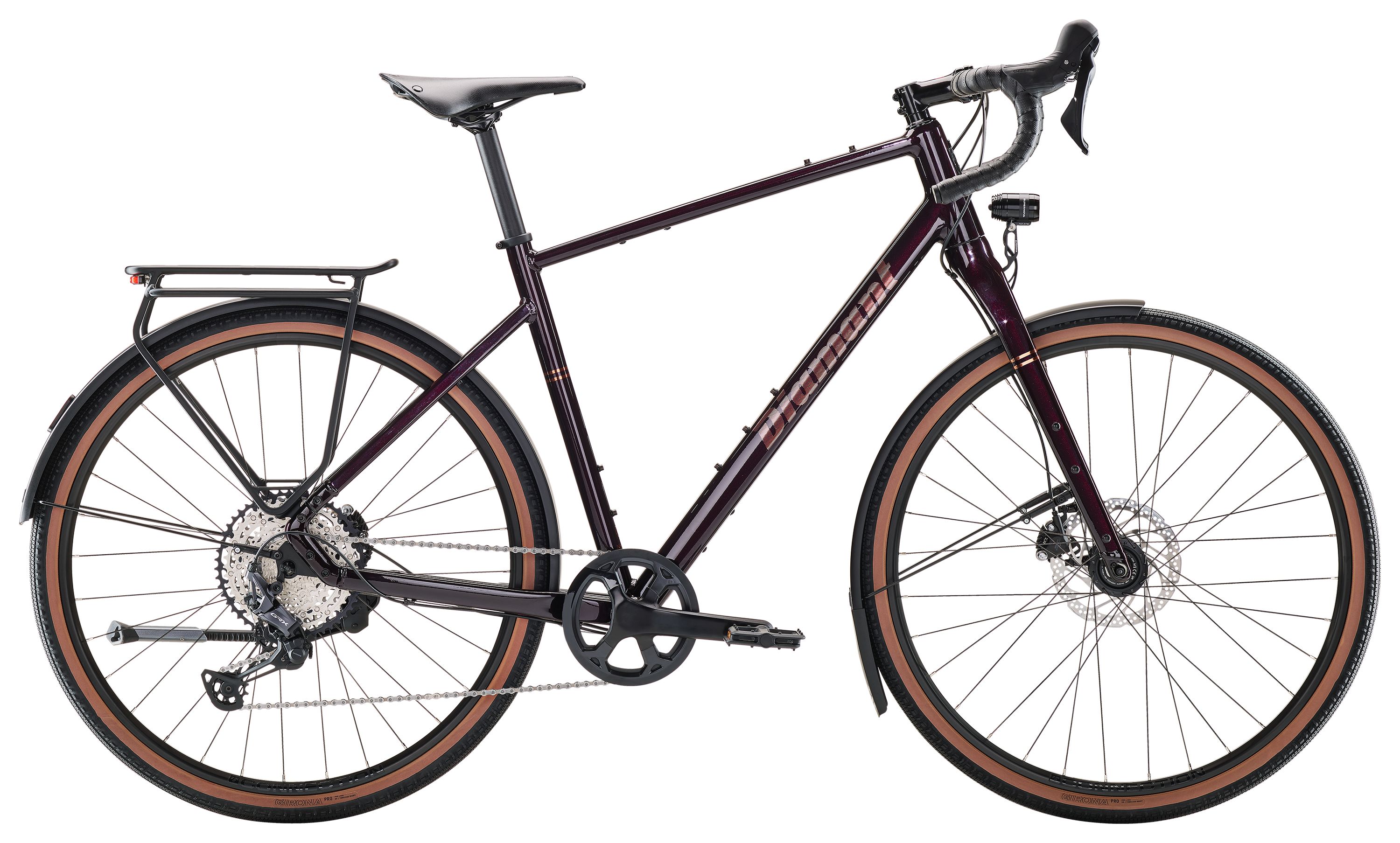 Gravel vollausgestattet Modell Nhoma PRO M Schwarzkirsch Met.