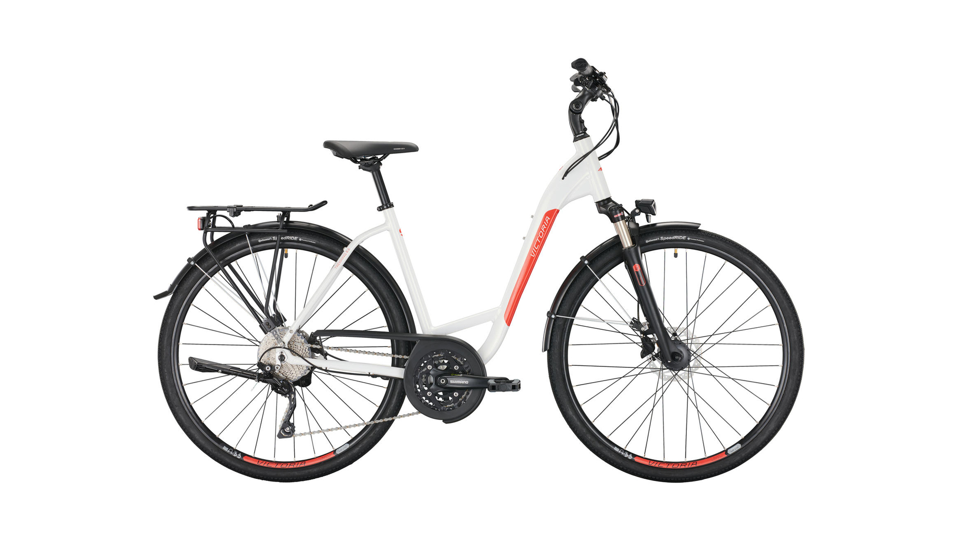 Trekking 8.6 M_51cm Wave 28 bianco white 3x10-Gang