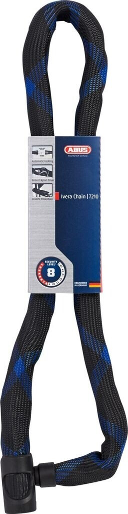 ABUS Schloss IVERA Chain 7210/110 - Level 8, mit spez. Kunstfaserummantelung 551420