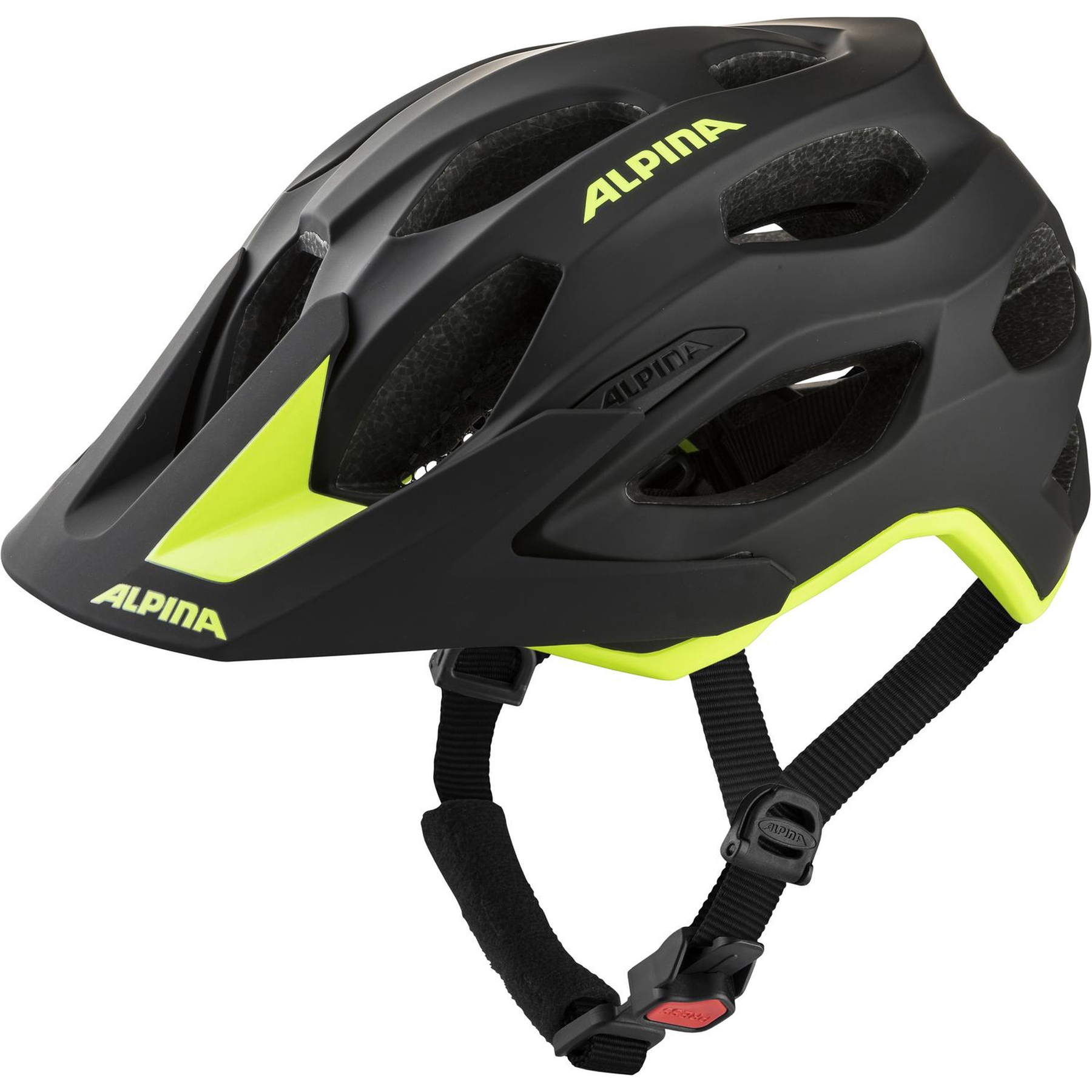 CARAPAX 2.0, Fahrradhelm black-neon yellow matt 52-57 cm