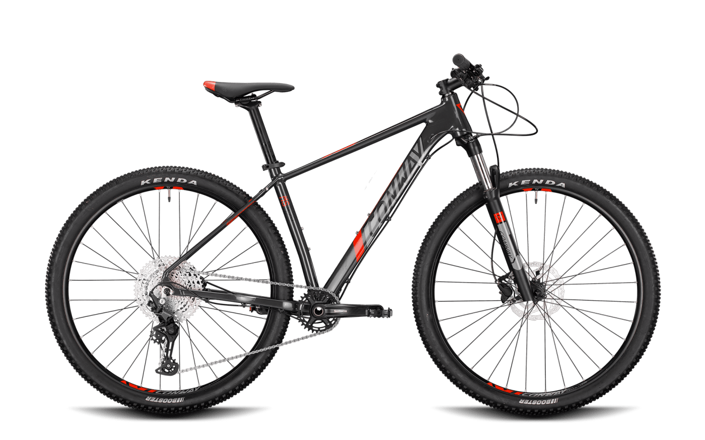 MTB Hardtail MS 829 M_46 cm 29 blackpearl red 12 Gang SHIMANO